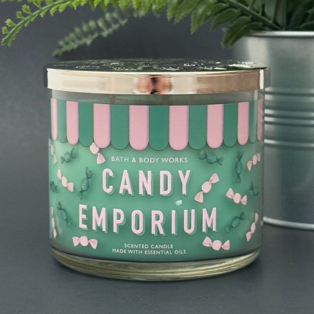 BBW Candy Emporium Bath & Body Works 3 Wick Candle